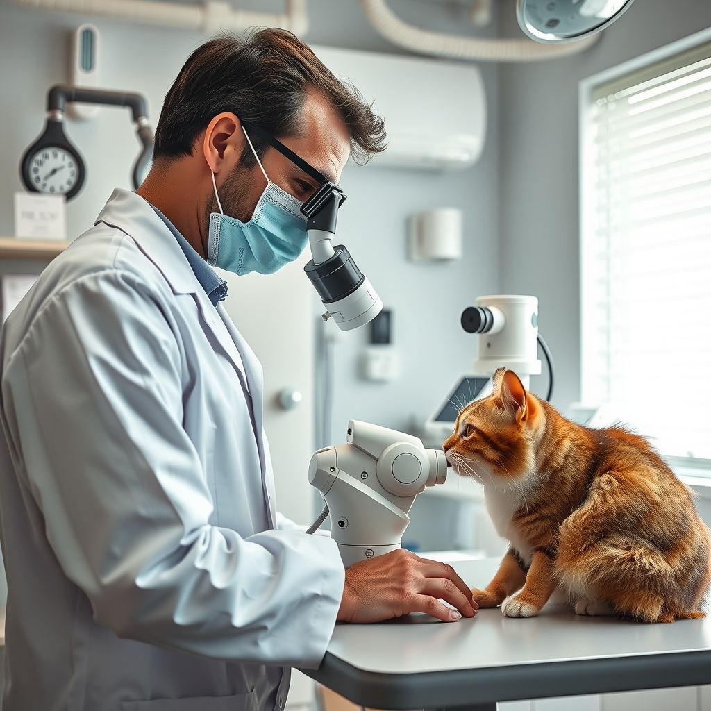gözünü açamayan kedi